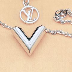 ◇ルイヴィトン◇新品仕上済 LOUIS VUITTON M63197 エセンシャルV ネックレス シルバー LE2242 ブランド