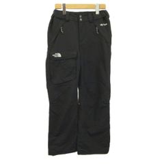 ザノースフェイス THE NORTH FACE HyVent ハイベントスノーボードパンツ XS 黒 ブラック スキーウェア 中綿 カーゴポケット 無地 長ズボン ボトムス /YU ■GY70