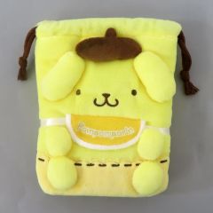 【新品】バッグ ポムポムプリン ぬいぐるみ巾着 「モンチッチ×ポムポムプリン」