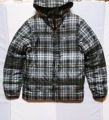 XL NIKE グース ダウンジャケット ブラックCHECK 1519