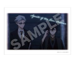【新品】クリアファイル 04.冬 寒椿狼星＆寒月凍蝶 A4和紙ファイル 「春夏秋冬代行者 春の舞」
