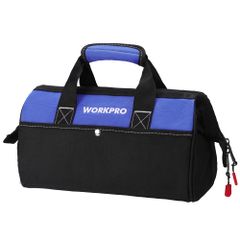 ☆新品☆WORKPRO ツールバッグ 工具差し入れ 道具袋 工具バッグ 大口収納 600Dオックスフォード ワイドオープン 幅33cm 47d9ec61