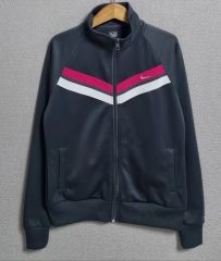 L ) NIKE ヴィンテージ グレー トラックジャージ ジャージ レディース