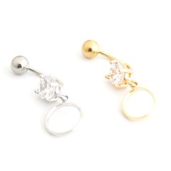 オープンサークルバナナ 耳兼用ボディピアス ヘソピアス 耳ピアス 選べるゲージサイズ iaxe