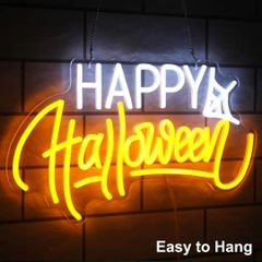 @ネオン祭り 最安値 在庫処分 ハッピーハロウィン ネオンサインLEDネオン管x
