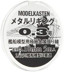 ｱｰﾄﾎﾞｯｸｽ/ﾓﾃﾞﾙｶｽﾃﾝ ﾒﾀﾙﾘｷﾞﾝｸﾞ 0.3号 77810H-3 スケールプラモデル関連パーツ