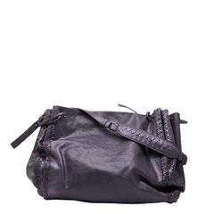 ボッテガヴェネタ 斜め掛け ショルダーバッグ パープル レザー レディース BOTTEGAVENETA【1-0248895】