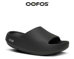 【正規品】ウーフォス OOFOS ウーアープラス OOahh+ リカバリーサンダル 2001110050261 ブラック メンズ レディース 【ディスプレイ品につき特別割引】