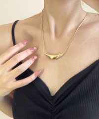 メタルネックレス スネークチェーン 上品【カラー：ゴールド　商品コード：2YAOYAO-001】
