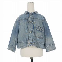フリークスストア FREAKS STORE ショート丈 デニムジャケット ブルゾン 七分袖 F インディゴ 171-3523