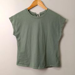 グレイル GRL バックリボン フレンチスリーブ Tシャツ 【F】グリーン系／緑系