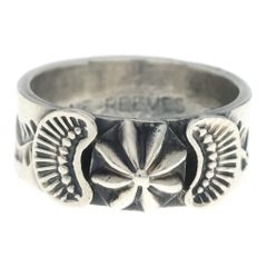 INDIAN JEWELRY (インディアンジュエリー) NAVAJO SUNSHINE REEVES ナバホ族 サンシャイン リーブス スターリング アポロコンチョリング 指輪 シルバー