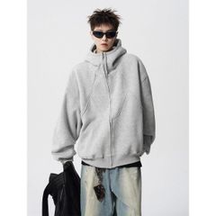 パーカー メンズ トップス トップス 長袖パーカー 前開き アウター フード付き カーディガン シンプル カジュアル コート 春秋 通学 通勤 おしゃれ スウェットパーカー 韓国風 無地 お洒落 男性