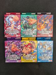 【新品未開封】スタートデッキ 6種コンプリートセット（ST31〜ST36 ルフィ/ゾロ/クザン/カタクリ/サボ/キッド）