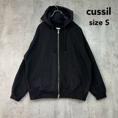 cussil クシル S ヘビーウェイトダブルスライダーフルジップルーズシルエットパーカー フーディ ブラック スウェット ジップアップ ダブルジップ フルジップ パーカー トレーナー ルーズシルエット ★ ◇■ ◆■