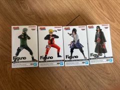 NARUTO -ナルト- フィギュア NARUTO -ナルト-, うちは サスケ, カカシ, イタチ 4種セット