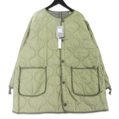 未使用 Johnbull ジョンブル ライナージャケット TOP KHAKI TK243L01 トップカーキ キルティングジャケット オリーブ M  99002173