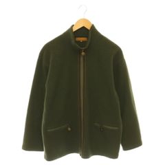 ランセル LANCEL フリースジャケット ジップアップ スタンドカラー M モスグリーン /HS ■OS ■GY09