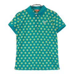 サイズ：M BEAMS GOLF ビームスゴルフ  ロゴワッペン 半袖ポロシャツ 花柄 グリーン系 [240101790410] ゴルフウェア レディース ストスト