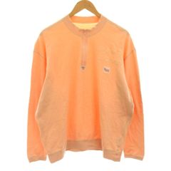 パパス Papas スウェット トレーナー 長袖 ハーフジップ 50 オレンジ D0471UTR0007A /HN