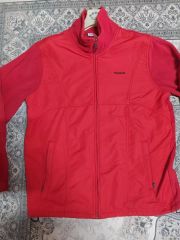 Reebok ジップアップ フリース ジャケット レッド XL