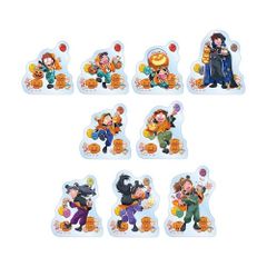 忍たま乱太郎描き下ろし トリップ オア スウィートの段ver. トレーディングクリアダイカットステッカー(BOX)9個入り【2027年1月下旬発売予定】