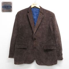 M/古着 トミーヒルフィガー TOMMY HILFIGER 長袖 ブランド テーラード ジャケット メンズ コーデュロイ コットン ブラウン 26oct02