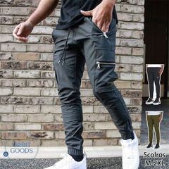 カーゴパンツ メンズ 作業ズボン 作業着 ポケットファスナー ズボン テーパードパンツ カーゴジョガーパンツ 作業服 ジョガーパンツ 夏 ジョガー カーゴ カジュアルパンツ