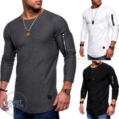 Tシャツ メンズ Tシャツ 長袖 長袖Tシャツ ジムTシャツ トレーニング スポーツ 筋トレ ランニング サイクリング フィットネス アウトドア 丸首 薄手 シンプル おしゃれ かっこいい