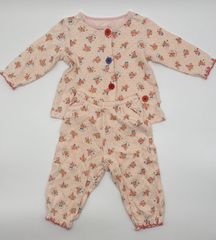 【新入荷!!】☆セット割対応☆ コンビミニ ベビー 上下セット パジャマ 80cm （3356）