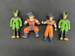 汚れ、塗装はげあり ドラゴンボール　セル、孫悟空フィギュア