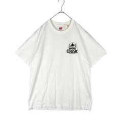 UNIQLO ユニクロ UT サッポロクラシック SAPPORO CLASSIC 半袖Tシャツ XL ホワイト 白 ビール ロゴプリント ワンポイント 北海道 企業ロゴ コラボ メンズ 綿100%