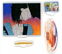 【中古】アクリルスタンド・アクリルパネル うずまきナルト＆うちはサスケ エモーショナルアクリルジオラマ 「NARUTO-ナルト-」