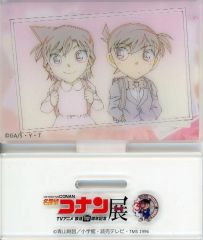 【中古】アクリルスタンド・アクリルパネル 工藤新一＆毛利蘭 「放送30周年記念 TVアニメ 名探偵コナン展 レンチキュラーアクスタ」