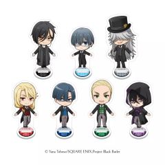 【中古】アクリルスタンド・アクリルパネル 全7種セット 「黒執事 -寄宿学校編- 手つなぎアクリルスタンド」