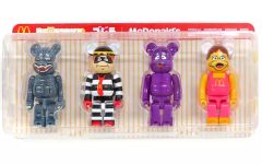 【中古】フィギュア BE＠RBRICK-ベアブリック- ゴジラVSマクドナルド 150% 4体セット マクドナルド限定
