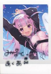【中古】キャラカード 湊あくあ 直筆サイン入りまみ先生描き下ろしチェキ風ブロマイドカード 「バーチャルYouTuber ホロライブ 湊あくあ 誕生日記念2022 誕生日記念フルセット 数量限定ver.」 購入特典