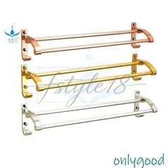 【新品?未使用】 タオルラック タオル掛け タオルハンガー バスタオル 壁掛け 収納 洗面所 おしゃれ シングル ダブル ホワイト ゴールド