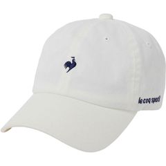 ルコックスポルティフ le coq sportif コットンキャップ マルチスポーツ 帽子 ＣＡＰ LT6SCP14U、ホワイト