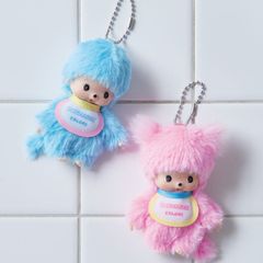 「【予約受付中】ベビチッチCOLORS キーチェーン ベビーピンク&ブルー ２体 セキグチ 限定 2026年10月28日以降発送」  かわいい 可愛い kawaii monchichi babychichi  ぬいぐるみ / プレゼント / 【正規品】