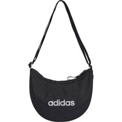 アディダス adidas リニア エッセンシャル フェスティバル バッグ マルチスポーツ ケース ポーチ KCG17、ブラック/シルバーメタリック