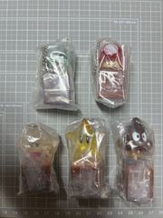 【未開封・生産終了品】スーパーマリオ ライトマスコット 5種セット キーホルダー