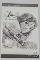ウェイバー・ベルベット TYPEMOON × ufotable Information Card 特典 ufotable グッズ カード No.45 魔法使いの夜公開記念 TVアニメ Fate/Zero アニメ放送10周年記念