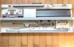 Beautiful item / complete set brother Brother knitting machine PalieA Palie 4 KH-891 Showa retro handcraft knitting handicrafts many accessories period item current item free shipping anonymous delivery