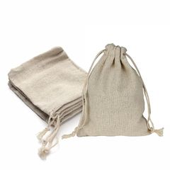 【新品】 Copeflap 麻袋 ミニ 巾着 亜麻袋 無地 袋 小物入れ 20枚セット (13x18cm)