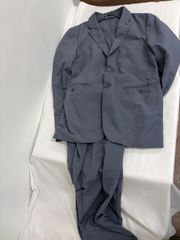 ZARA ザラ ナイロン セットアップ スーツ ジャケット パンツ グレー M