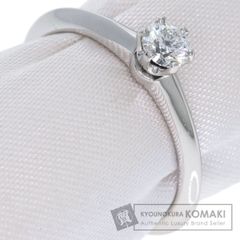 TIFFANY&Co. ティファニー ソリティア ダイヤモンド リング・指輪 PT950 レディース [中古]