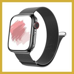 [casetybox] アップルウォッチ バンド レディース ステンレス マグネット ベルト メッシュ ニュアンスカラー 38mm 40mm 41mm 42mm 1