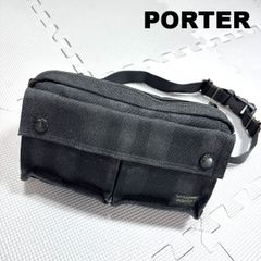 PORTER ポーター 吉田カバン ウエストバッグ ボディバッグ ブラック キャンバス