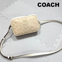 COACH コーチ シグネチャー PVC ショルダーバッグ ミニカメラバッグ クロスボディ